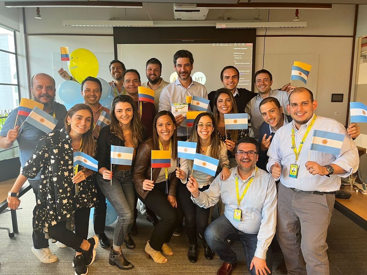 Equipo de Viva Air en Argentina.