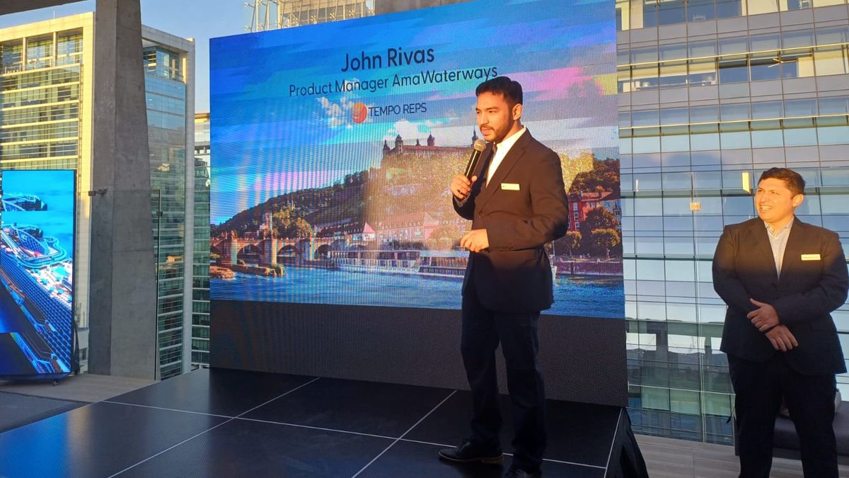 John Rivas, Product Manager de AmaWaterways en Tempo Reps.
