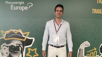 Fermín Carmona, cofundador y CEO de Hotelverse, en Phocuswright 2023.