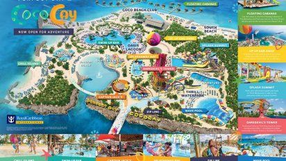 Los lugares característicos y emblemáticos de Perfect Day at CocoCay, la isla de Royal Caribbean.