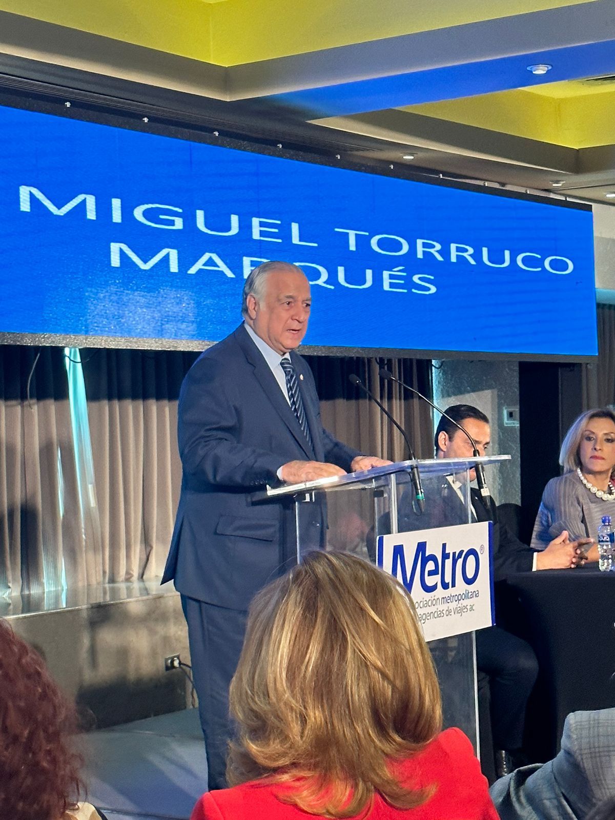 Miguel Torruco Marqués en la inauguración de EPTUR 2023.
