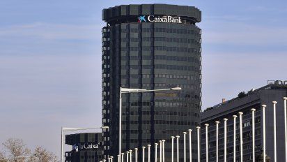 Sede de CaixaBank en Barcelona.