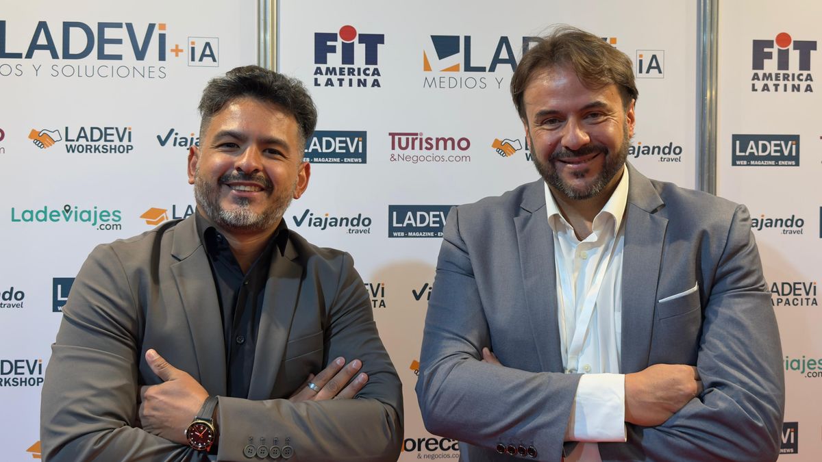 Holon Travel: Matias Echarri, director de estrategia global Latam & USA; David Patiño, CEO.