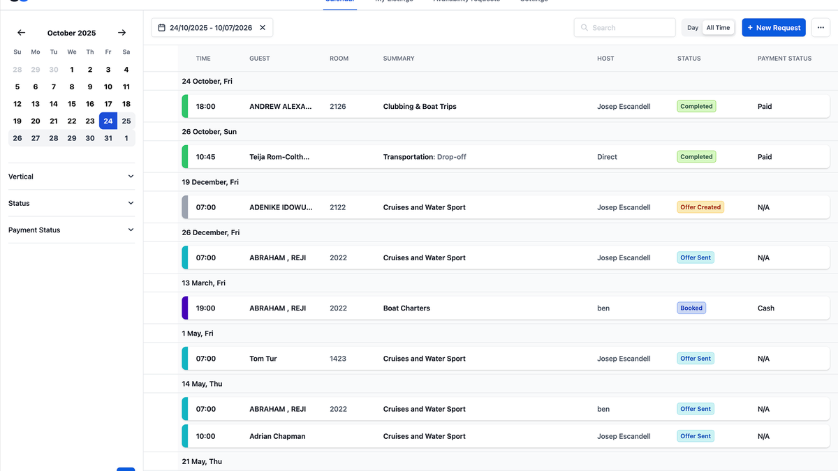 BookinGuru han puesto en marcha un programa piloto que permite a los clientes reservar directamente