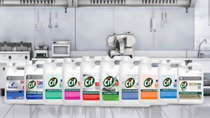 La línea Pro-Kitchen de Unilever Profesional brinda una limpieza integral para las cocinas profesionales.