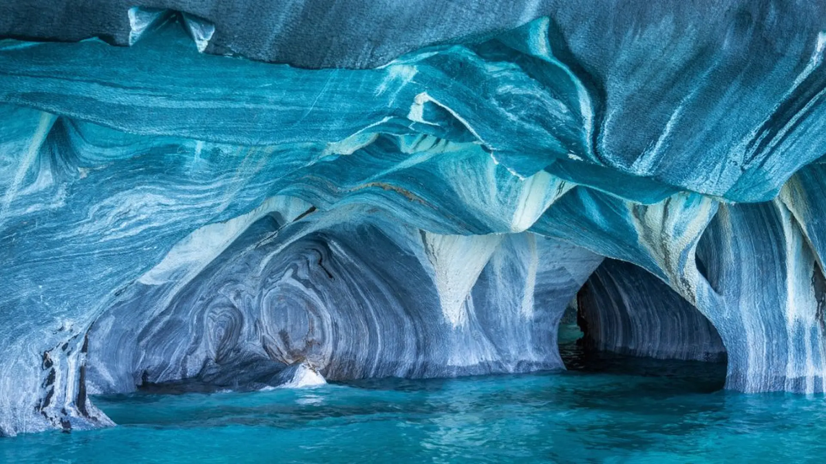 Las Capillas de Mármol son uno de los paisajes más icónicos de la Patagonia chilena.