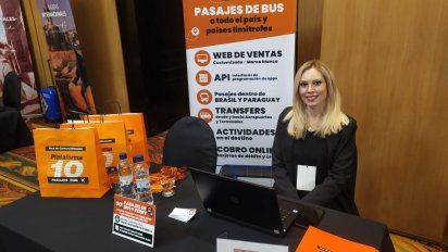 Plataforma 10 promocionó su oferta de servicios de traslados.