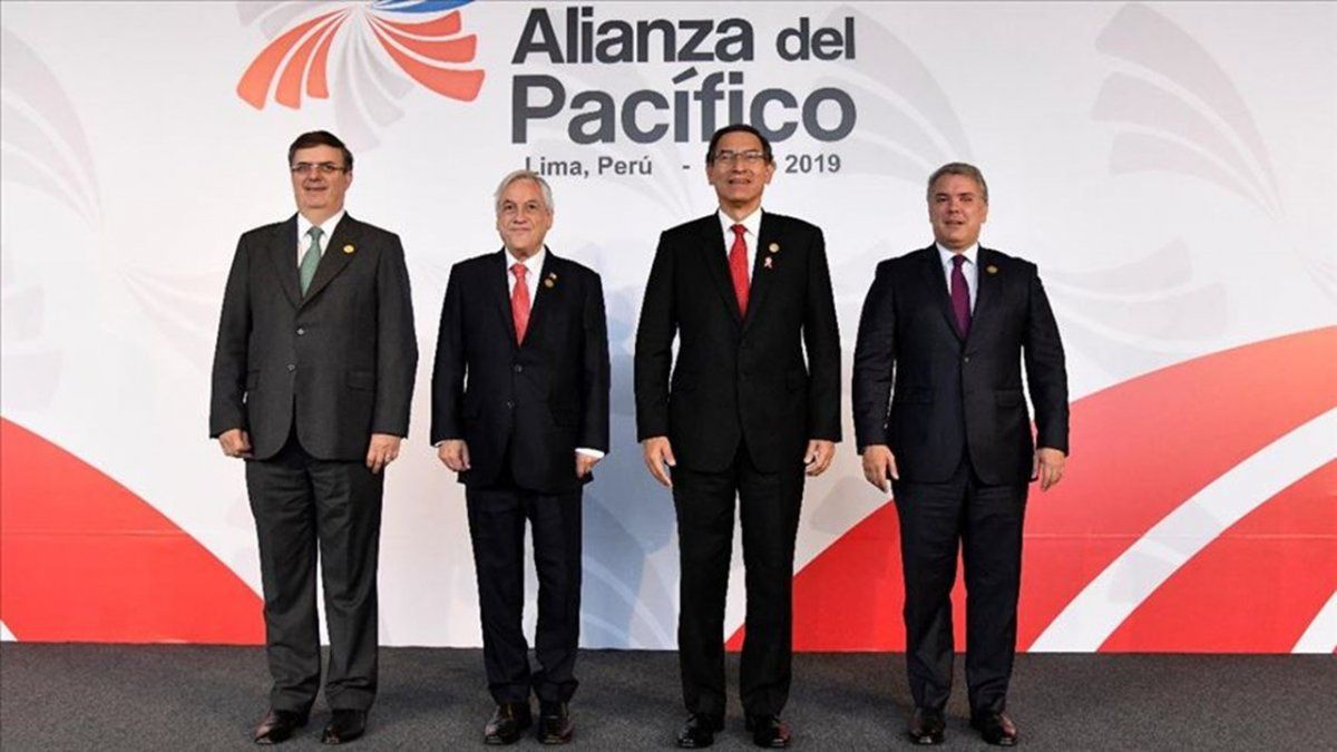 La Alianza del Pacífico está conformada por Chile, Colombia, México y Perú,