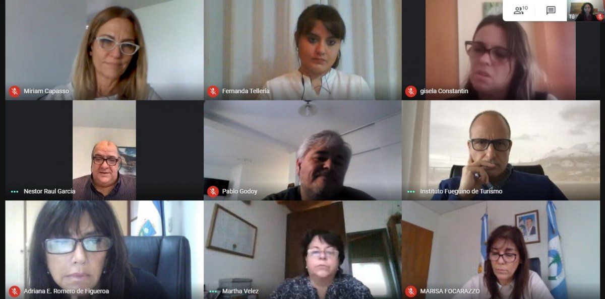 Los funcionarios de turismo de Patagonia compartieron y evaluaron la actualidad sanitaria y la situación del sector turístico en cada una de las provincias.