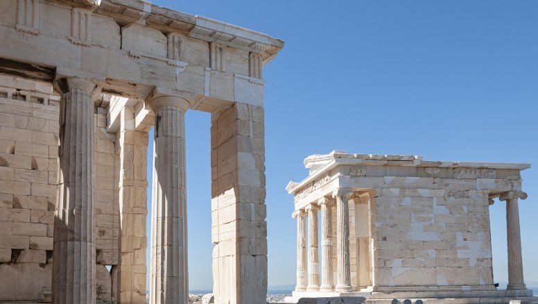 Ruinas en Atenas, Grecia.