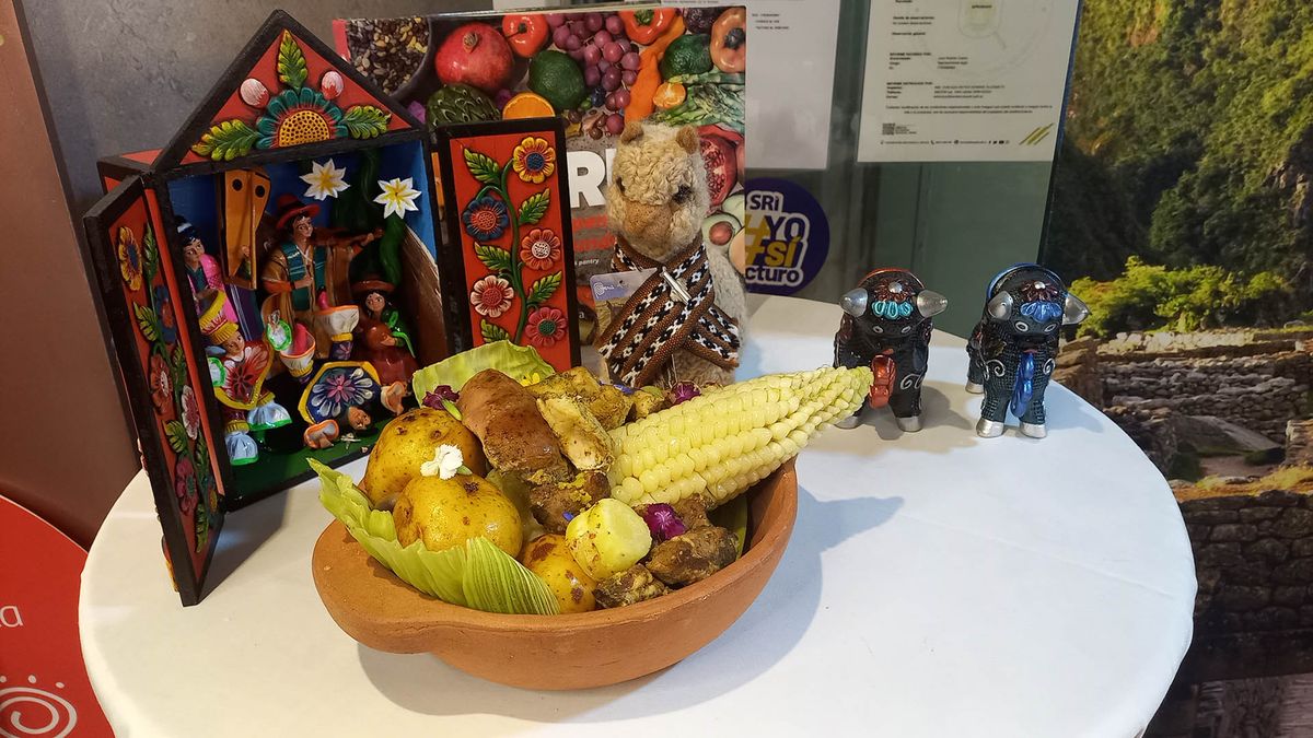 Degustación de pachamanca.