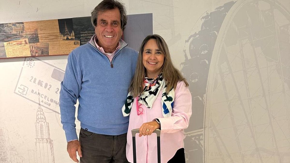Freddy Gepp y Andrea Cabellos. 