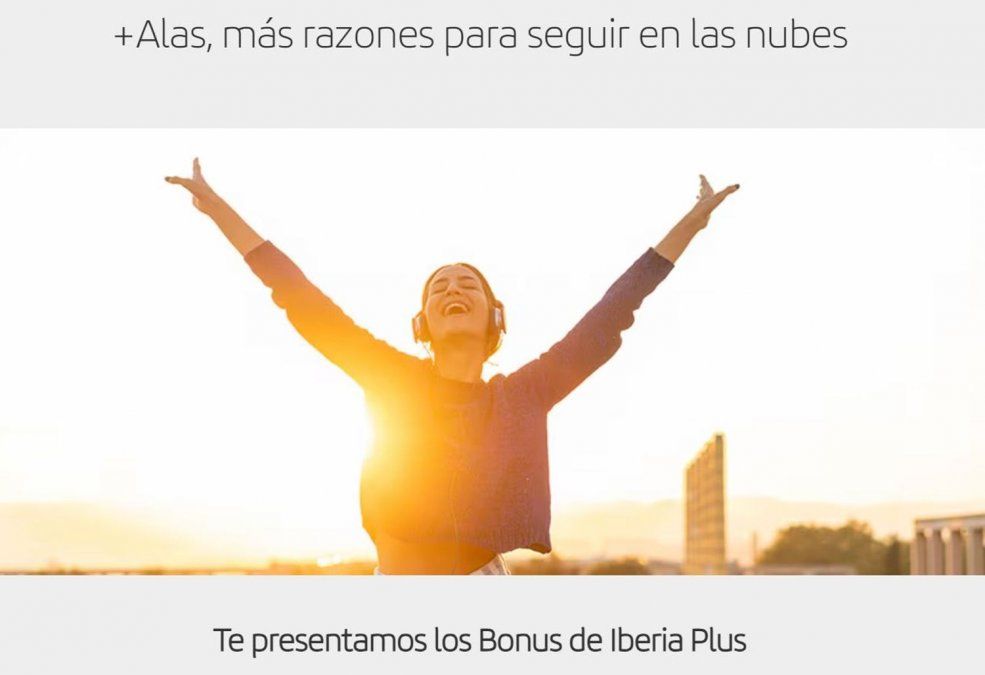 Iberia lanzó sus Bonus Iberia Plus.
