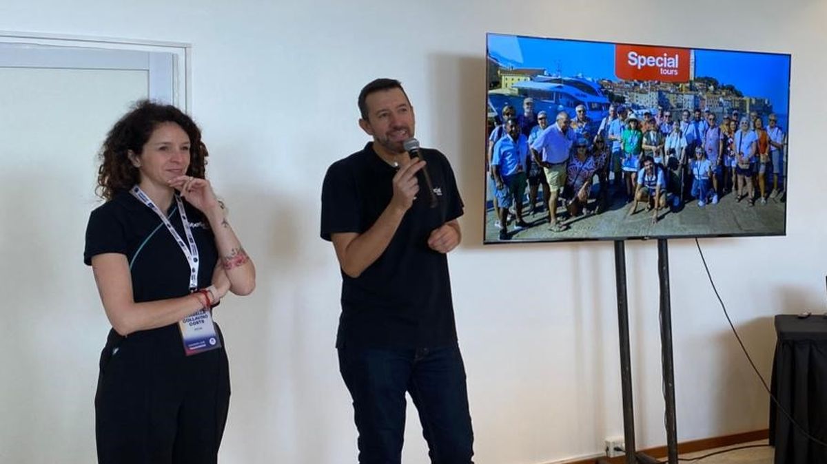 Special Tours: Anabella Collavino Corts, Key Account Manager; junto a Aitor Canedo, ejecutivo.