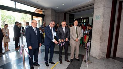 El tradicional corte de listón dejó inaugurado el primer Congreso Nacional e Internacional de ACAV.