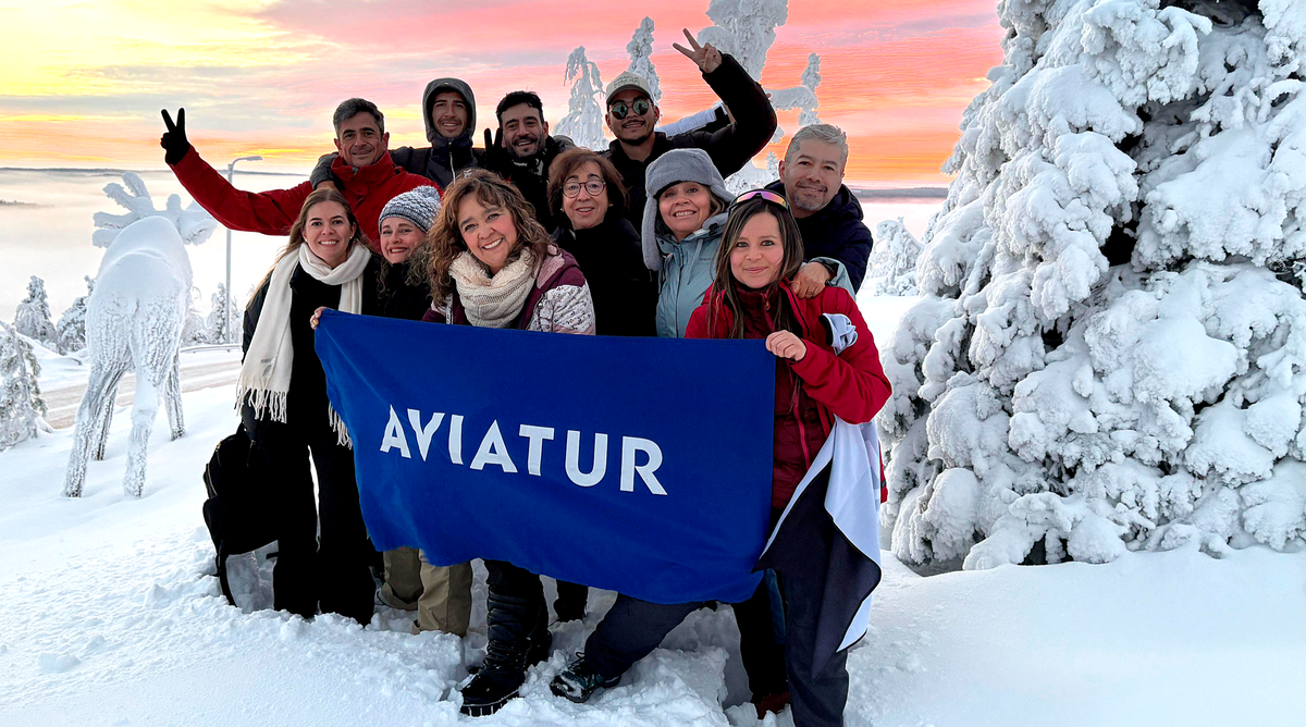 CATAI invitó a Aviatur a un increíble fam trip en Laponia. 