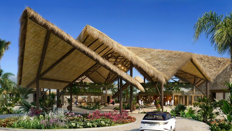 Lobby de Dreams Flora Resort & Spa de Inclusive Collection.