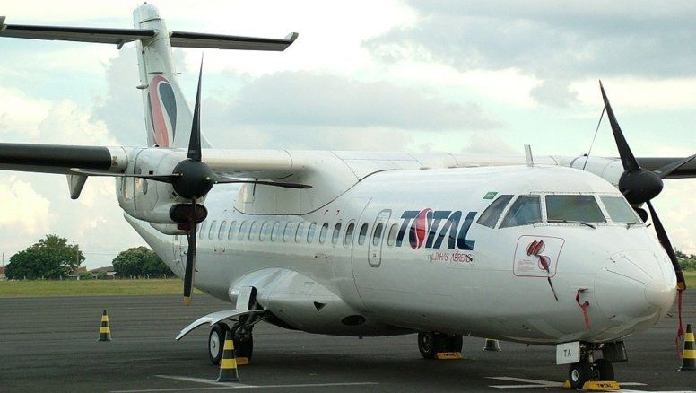 Uno de los ATR42 que opera Total Linhas Aereas, nueva socia de ALTA.