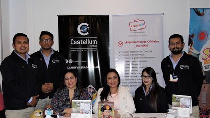 Equipo comercial de Castellum Ixchel, incluida Johanna Vallejo, gerenta general. Esta mayorista ya cuenta con más de un año en el mercado y continúa creciendo.