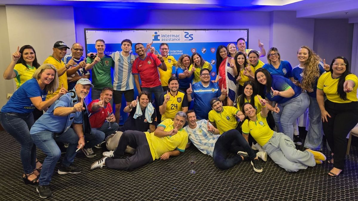 Directivos de Intermac Assistance en la convención del 25º aniversario.