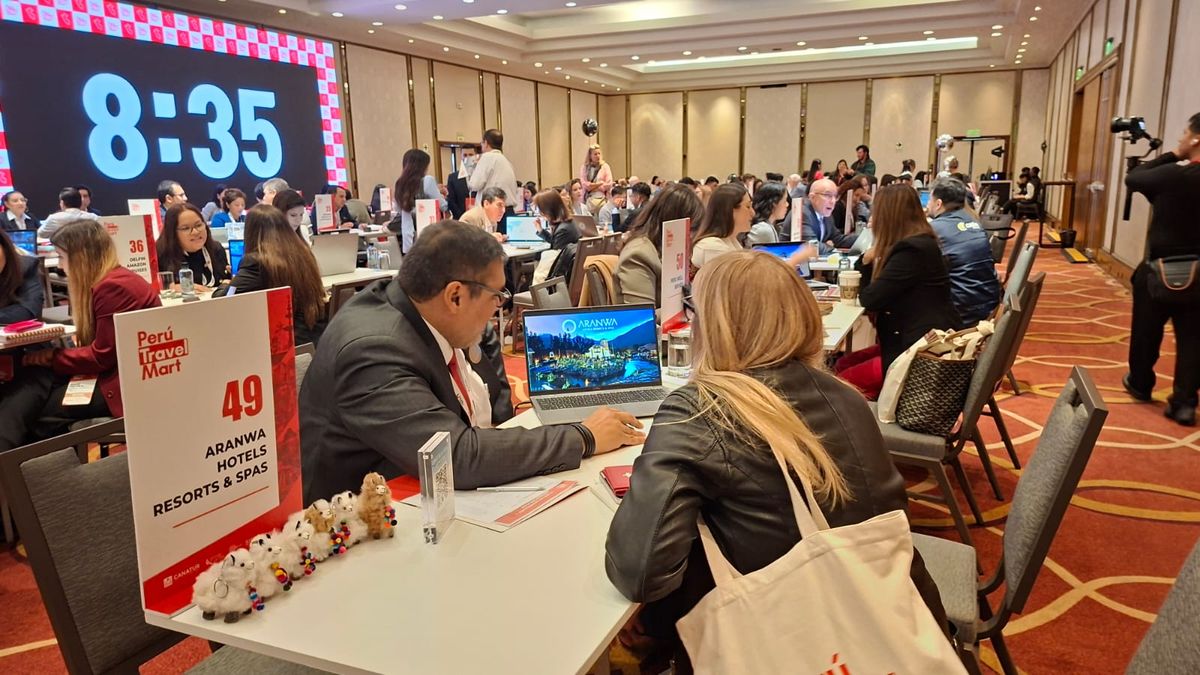 El Perú Travel Mart 2025 generó más de 3 mil citas de negocio entre operadores naciones e internacionales. - Ladevi Medios y Soluciones El Perú Travel Mart 2025 generó más de 3 mil citas de negocio entre operadores naciones e internacionales.