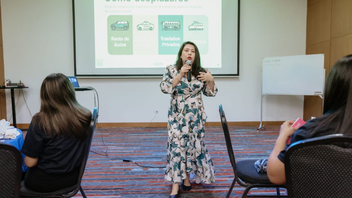 María Alexandra Ordóñez, gerente de turismo de Aviareps, impartió una capacitación sobre el destino Kissimmee. - Ladevi Medios y Soluciones María Alexandra Ordóñez, gerente de turismo de Aviareps, impartió una capacitación sobre el destino Kissimmee.