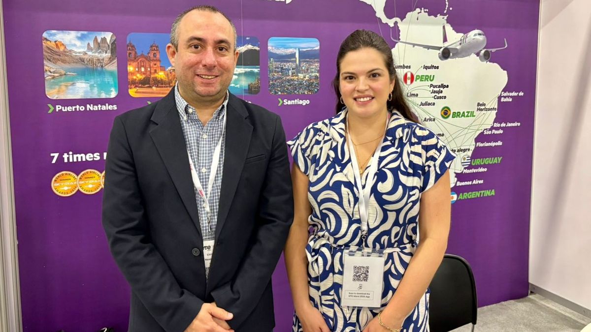 SKY Airline en WTE Miami 2025. SKY Airline en WTE Miami 2025.