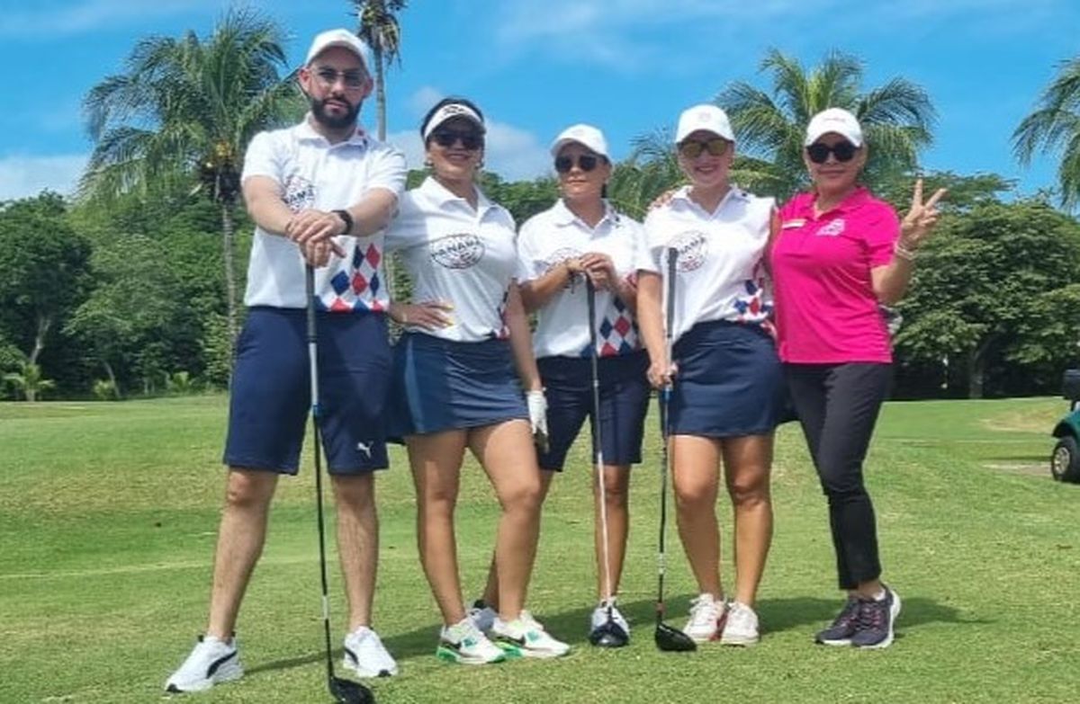El equipo de Panamá en el torneo de Sandals.