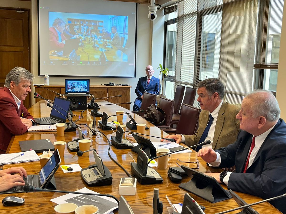 Jaime Guazzini, presidente del directorio de Fedetur, expuso la iniciativa ante la Comisión de Economía del Senado. - Ladevi Medios y Soluciones Jaime Guazzini, presidente del directorio de Fedetur, expuso la iniciativa ante la Comisión de Economía del Senado.