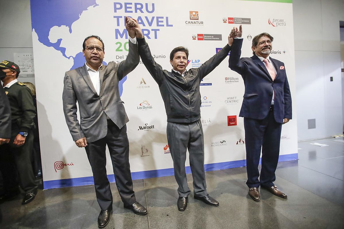 Inauguración de Perú Travel Mart 2022 con la presencia del Presidente Pedro Castillo