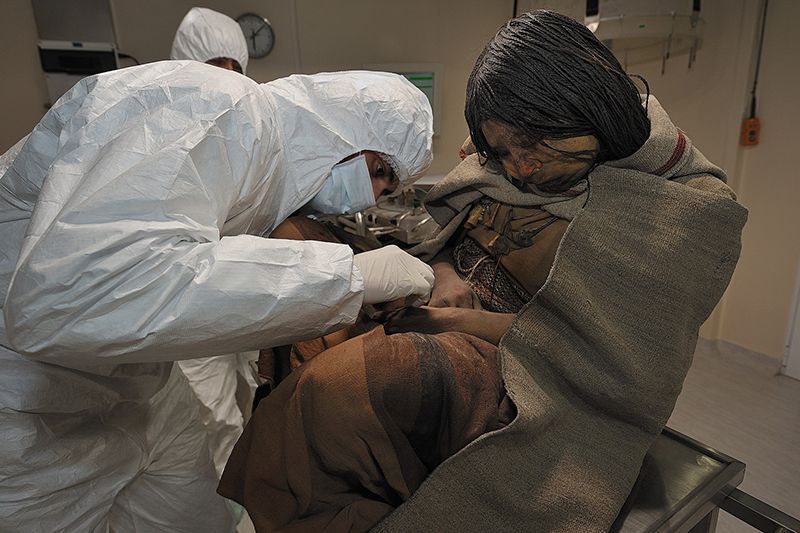 Los niños de Llullaillaco, uno de los mayores exponentes patrimoniales del Maam.