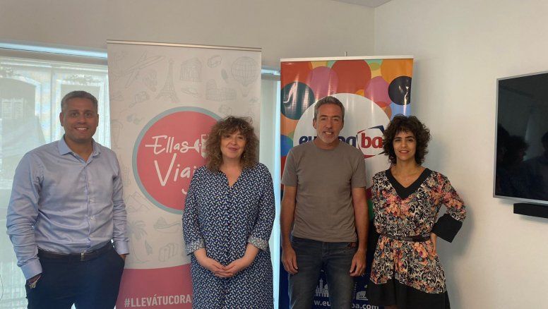 Leandro Cardozo, gerente comercial de Coris; Marina Fidanza, gerenta de Europaba; Marcelo Gueiser, director y CEO de Europaba; y Adriana Arber, ejecutiva comercial Senior de Coris.