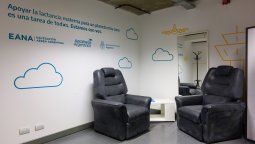 El lactario de Aerolíneas Argentinas y EANA en Ezeiza.