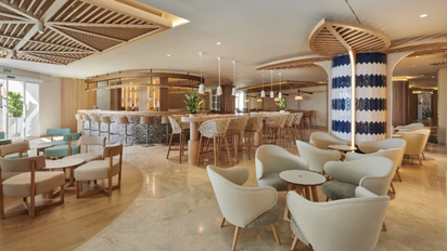 Entrada del Hotel Flamenco Cala Millor (Mallorca), propiedad de Hipotels.