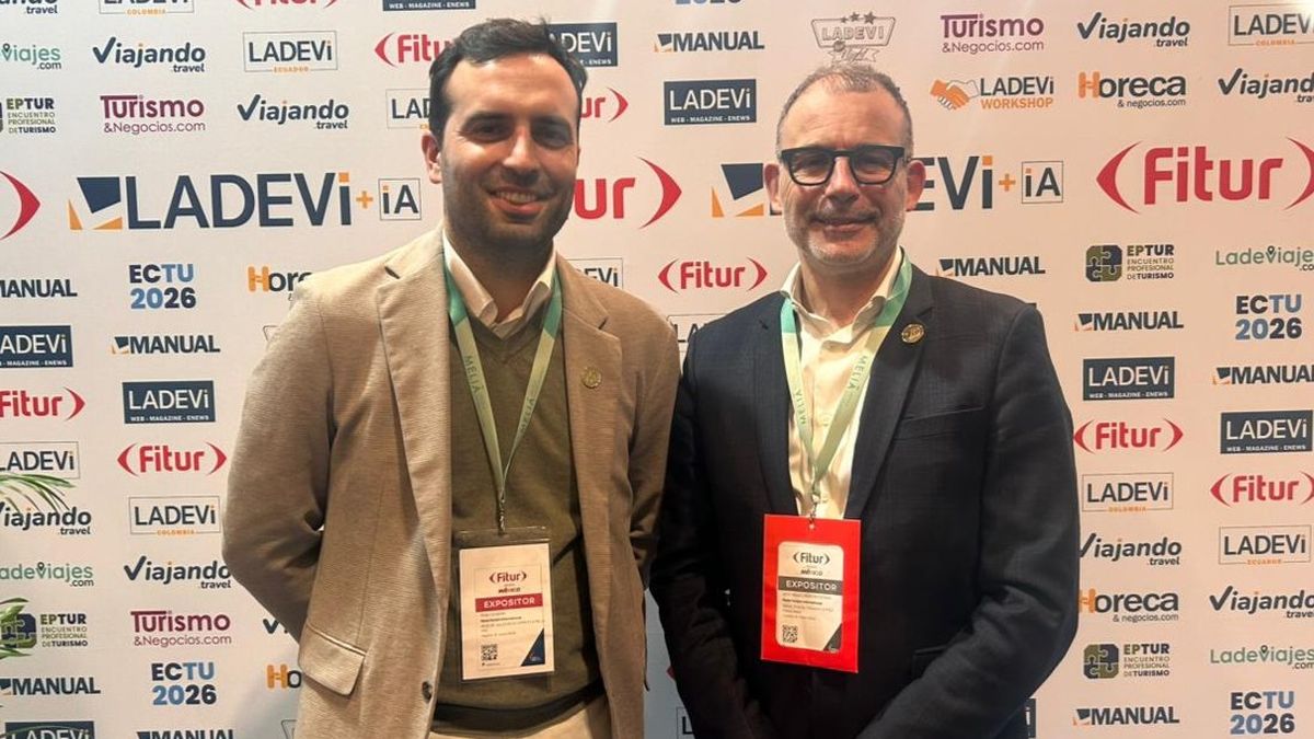 Álvaro Gutiérrez, responsable de Ventas y Desarrollo de Meliá PRO; y José Miguel Moreno Griñón, director senior de Ventas Globales de MICE & Corporate de Meliá Hotels International.