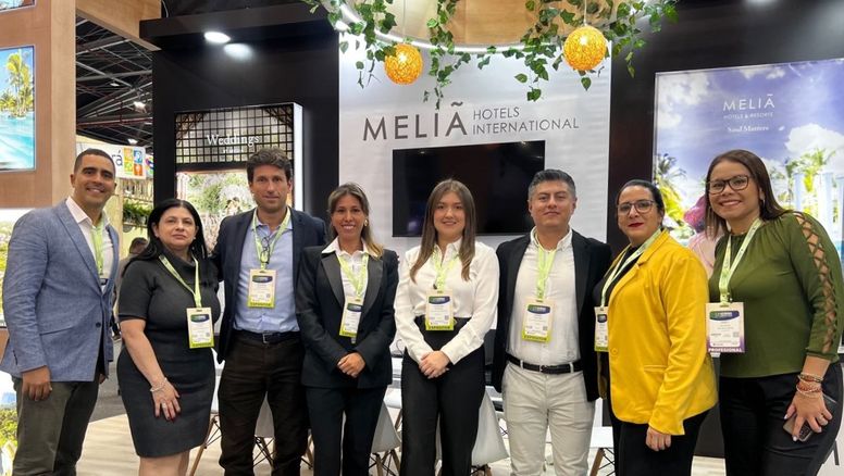 Equipo de ¿Meliá Hotels International en la Vitrina Turística Anato.