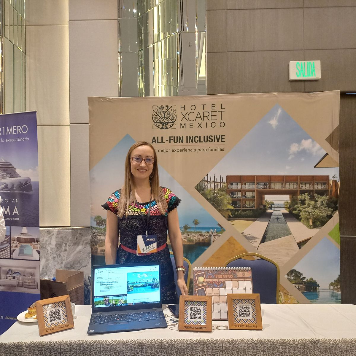 Durante la misión comercial de Grupo Xcaret en Ecuador, estuvo presente Jeniffer Rivera representando a la marca. - Ladevi Medios y Soluciones Durante la misión comercial de Grupo Xcaret en Ecuador, estuvo presente Jeniffer Rivera representando a la marca.