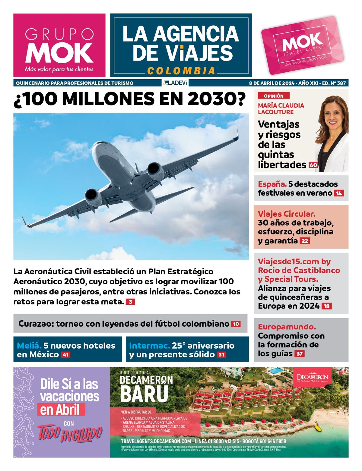 Revista La Agencia de Viajes, edición #387.