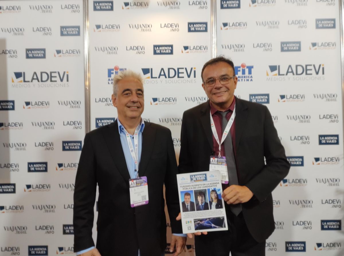 Paraty (Brasil): Sebastián Buffa, director; y Marcos Paulo Magalhaes, secretario de Turismo.