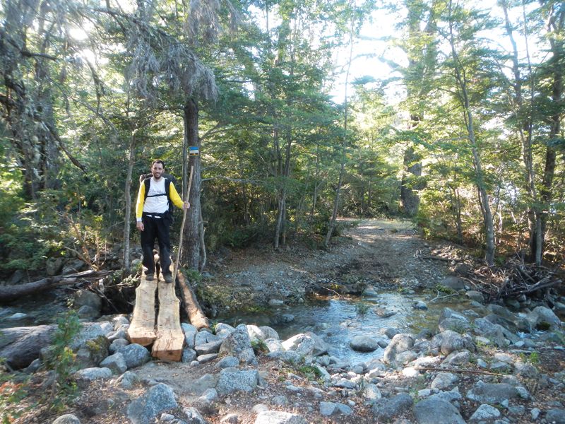 Todo el recorrido está atravesado por arroyos ideales para cargar la botella con agua.