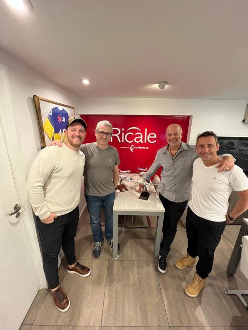 Ricale: Leonel Ballestero, Carlos Chames, Víctor Catania y Martín Invernizzi.