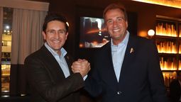 Camilo Prieto, gerente nacional de Ventas para Colombia y Federico&nbsp;Jäger, director de Ventas y Estrategia Global de Latam Airlines.