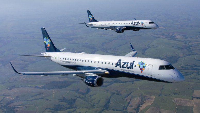 Dos Embraer E190 de Azul Linhas Aèreas.