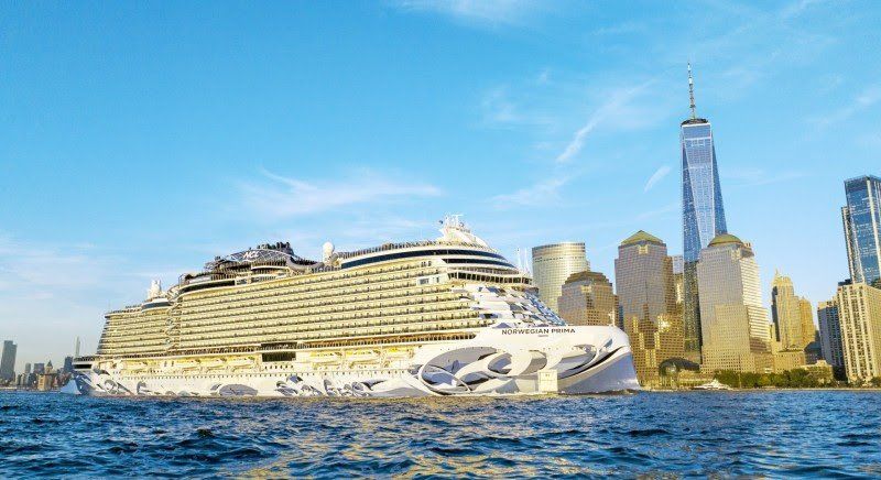 Norwegian Cruise Line: Norwegian Prima realizó su primer viaje por Estados Unidos del 6 al 10 de octubre. 