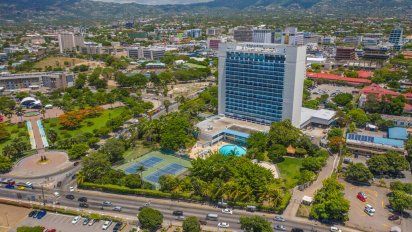 El Jamaica Pegasus, uno de los grandes hoteles de Kingston.