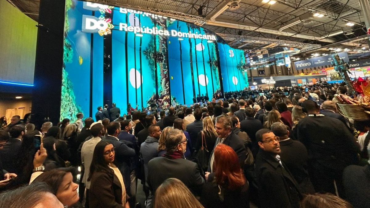 Inauguración del stand de República Dominicana en Fitur 2026.