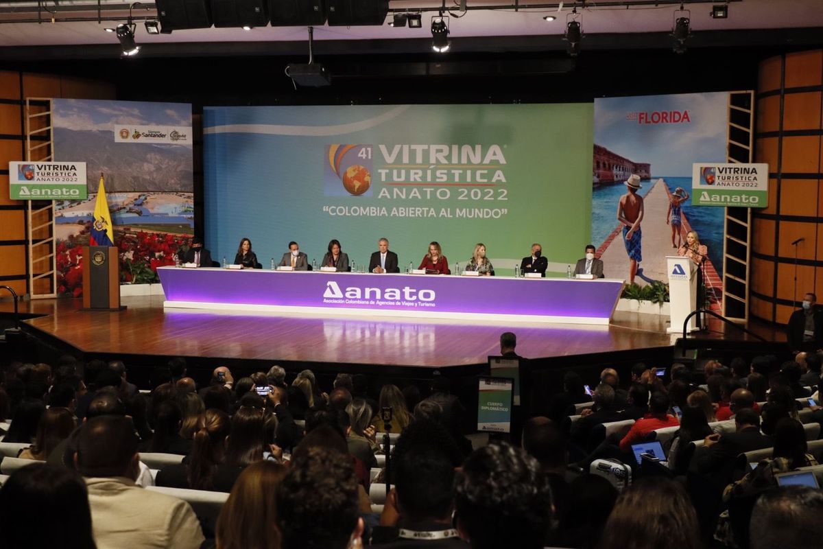 La Vitrina Turística Anato se realiza del 23 al 25 de febrero en Corferias (Bogotá, Colombia).