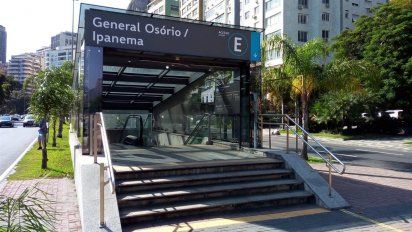 Las estaciones de metro de Río de Janeiro cambian sus nombres por los barrios más famosos de la ciudad, como General Osório/Ipanema.