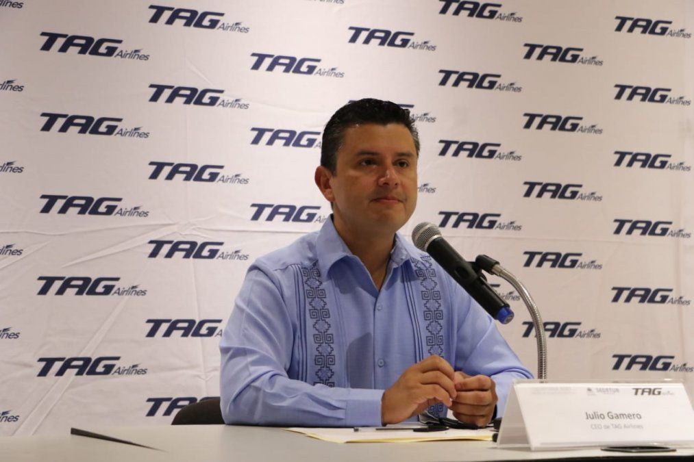 Julio Gamero, CEO de TAG Airlines
