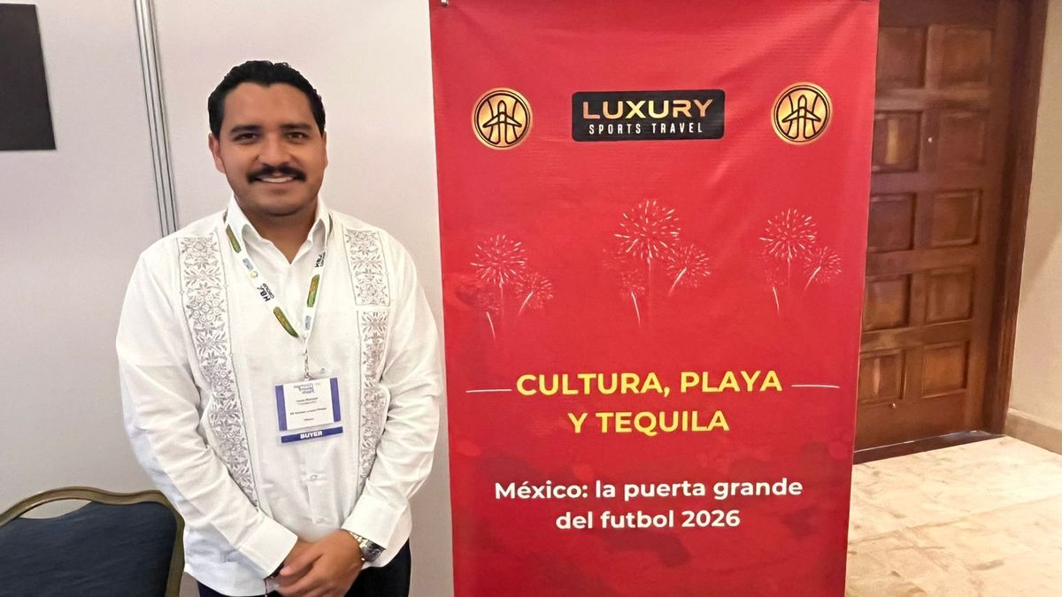 Jesús Montoya, fundador de All Access Luxury Group, presentó el producto “Cultura, Playa y Tequila” de Luxury Sports Travel durante el Cancún Travel Mart.